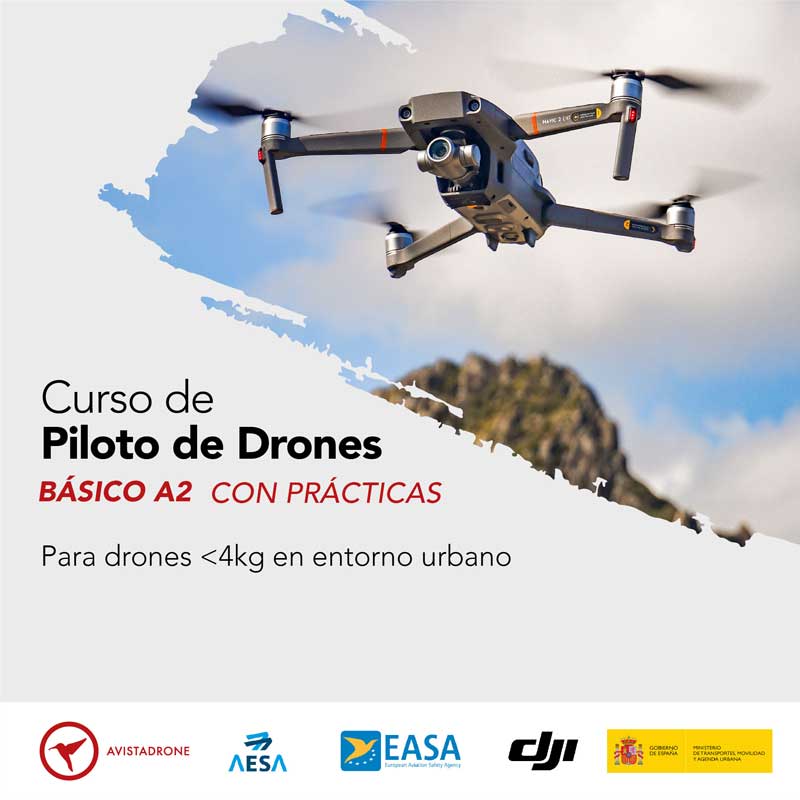 Piloto Aesa Drones Recreativos Curso Básico A2 Con Prácticas